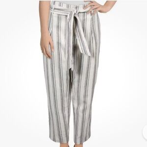 RALPH LAUREN Women's Striped Tie-waist Pants Size 4 ( O- 14)